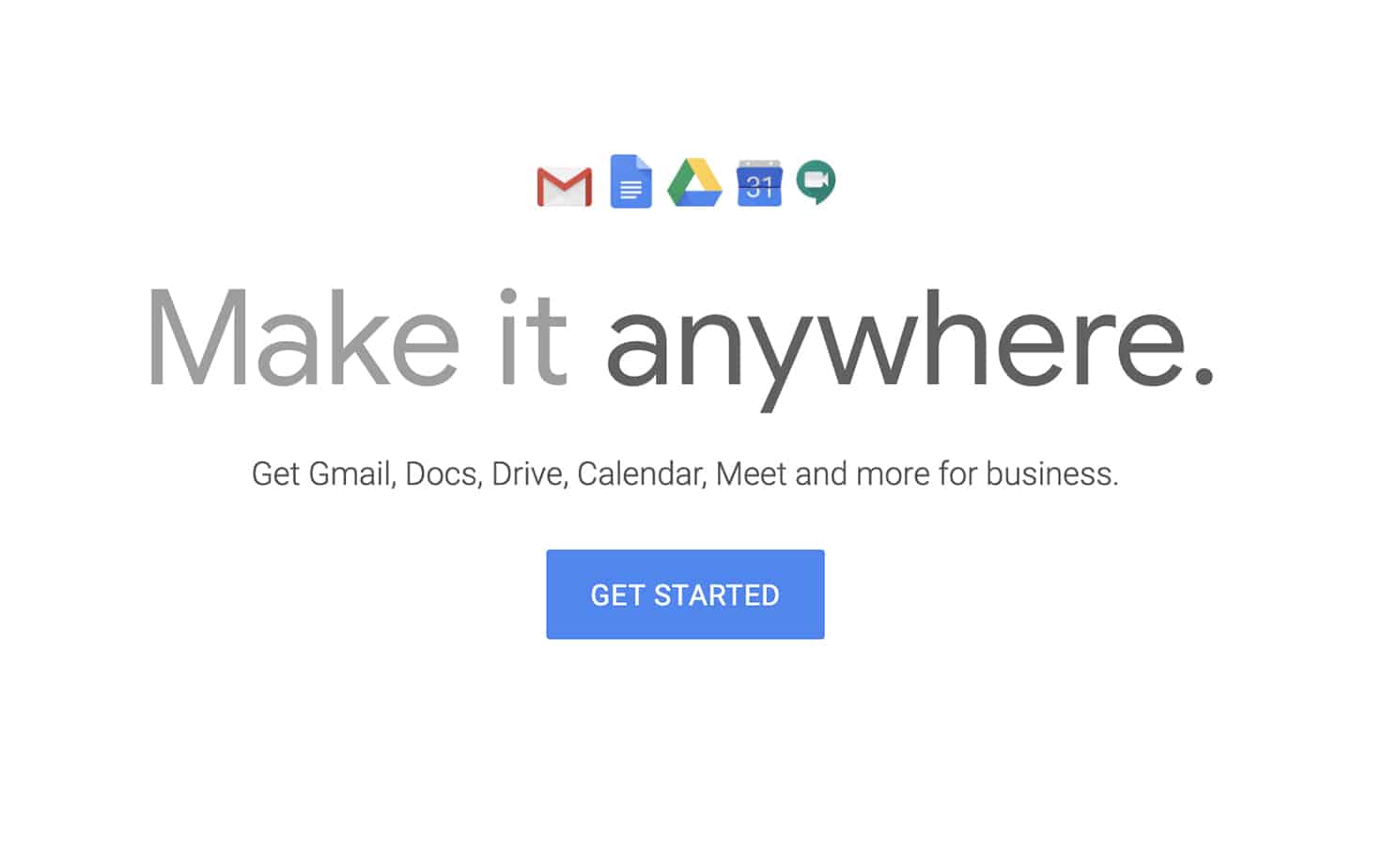 Google G Suite, Email Services